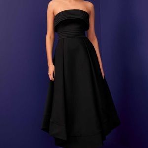 C/MEO black visceral gown dress sz M